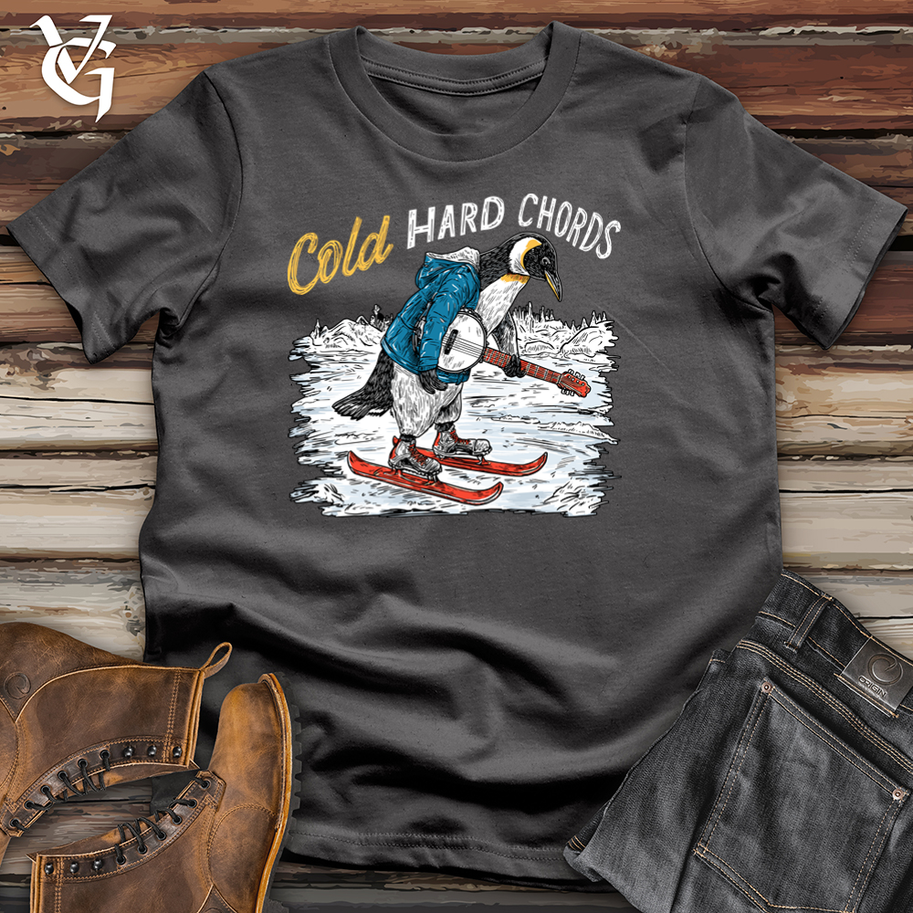 Viking Goods Cold Hard Chords Penguin Softstyle Tee Charcoal / S