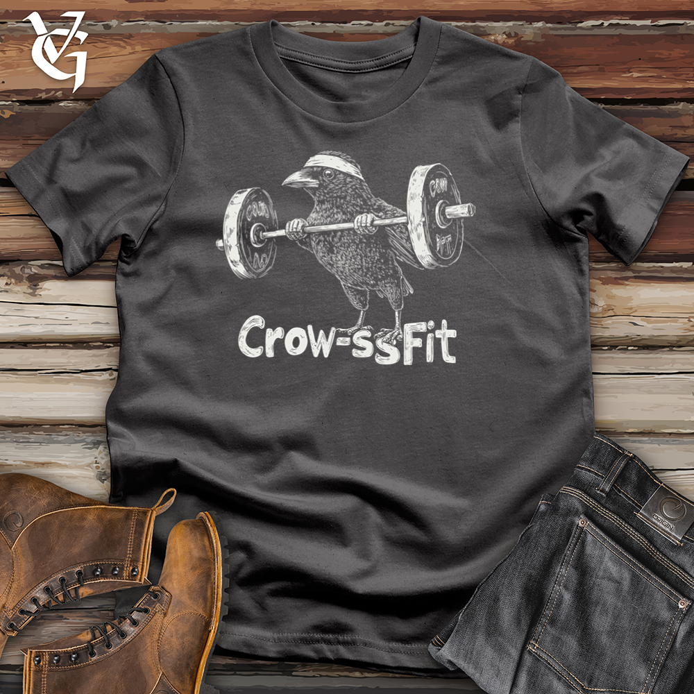 Viking Goods Crow-ssfit Softstyle Tee Charcoal / S