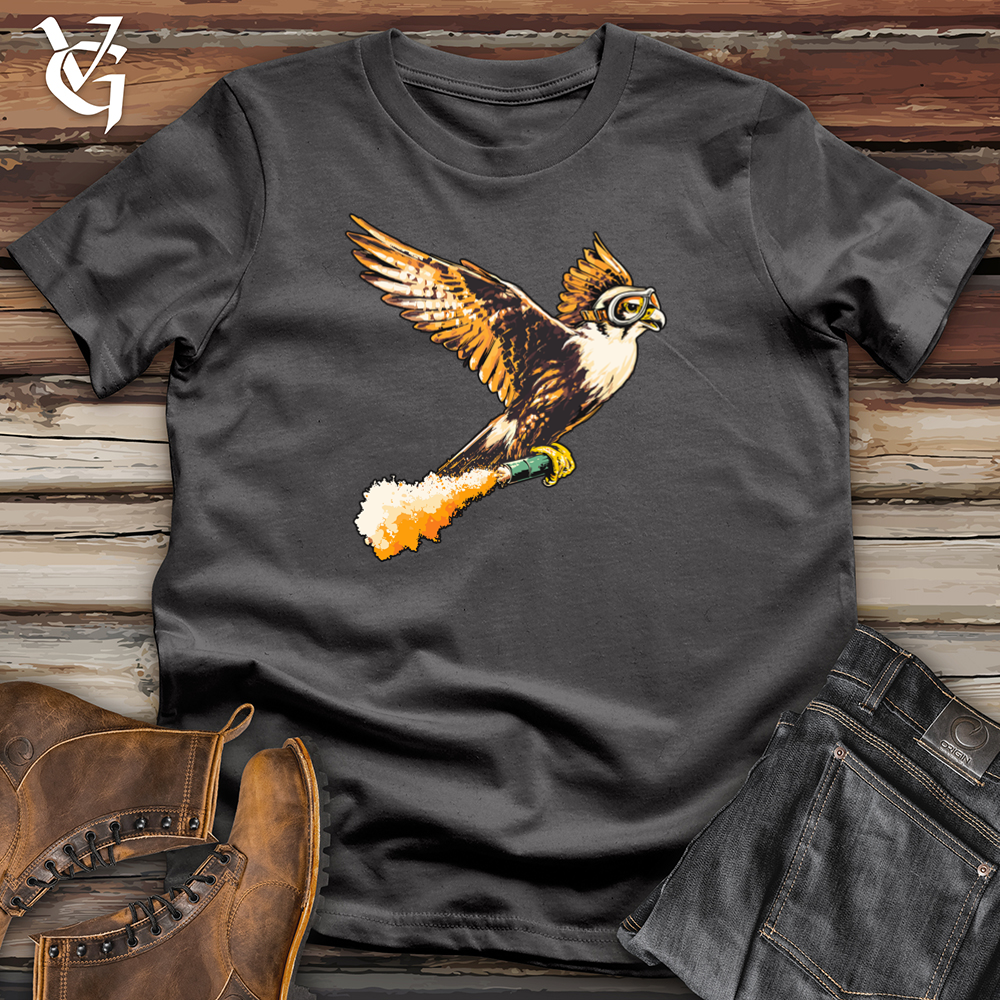 Viking Goods Falcon Rocket Softstyle Tee Charcoal / S