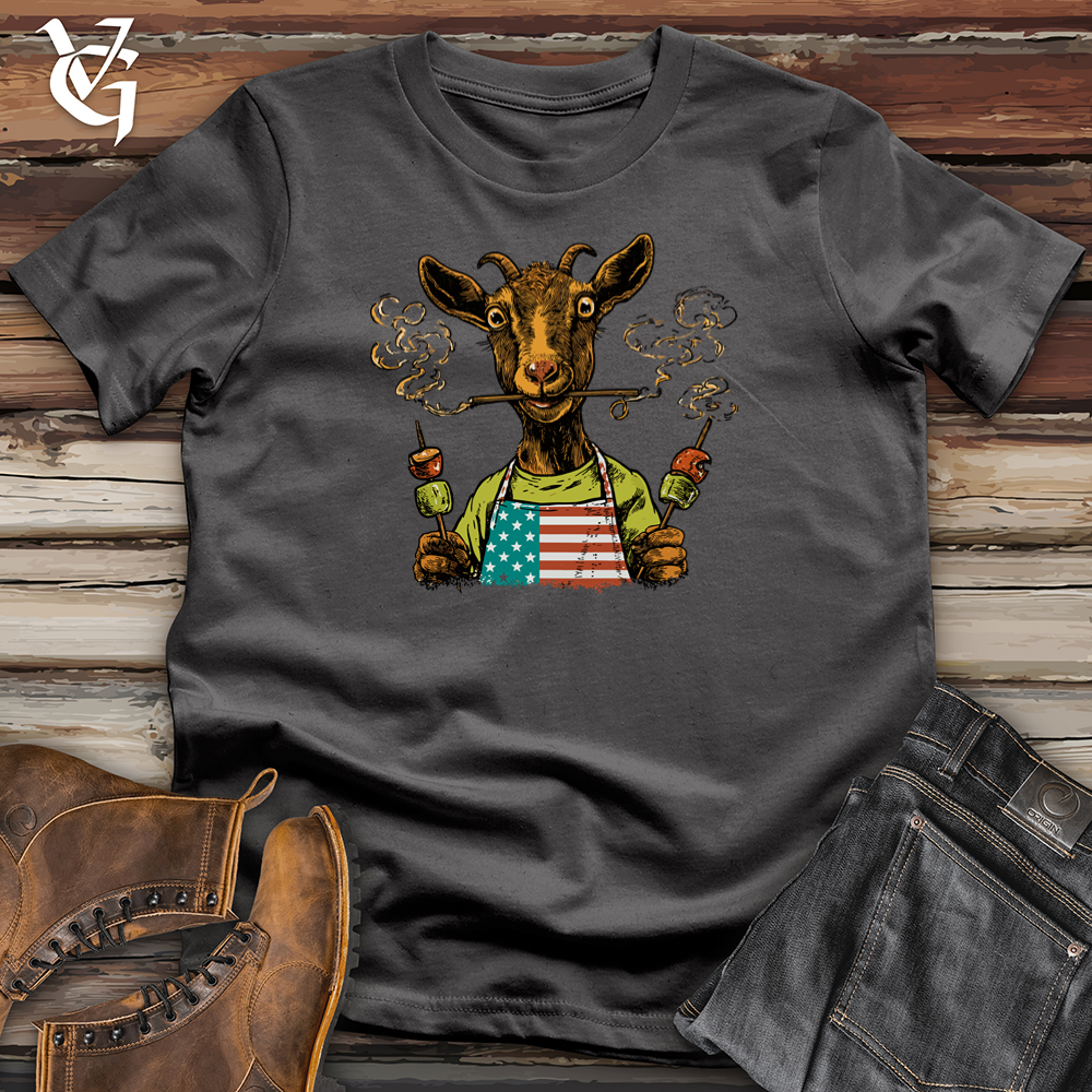 Viking Goods Goat BBQ Softstyle Tee Charcoal / S