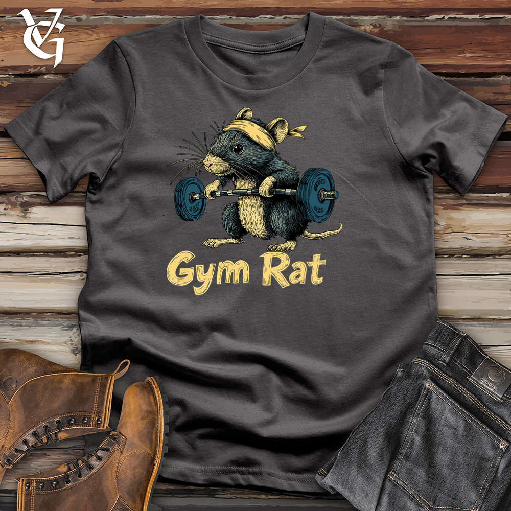Viking Goods Gym Rat Softstyle Tee Charcoal / S