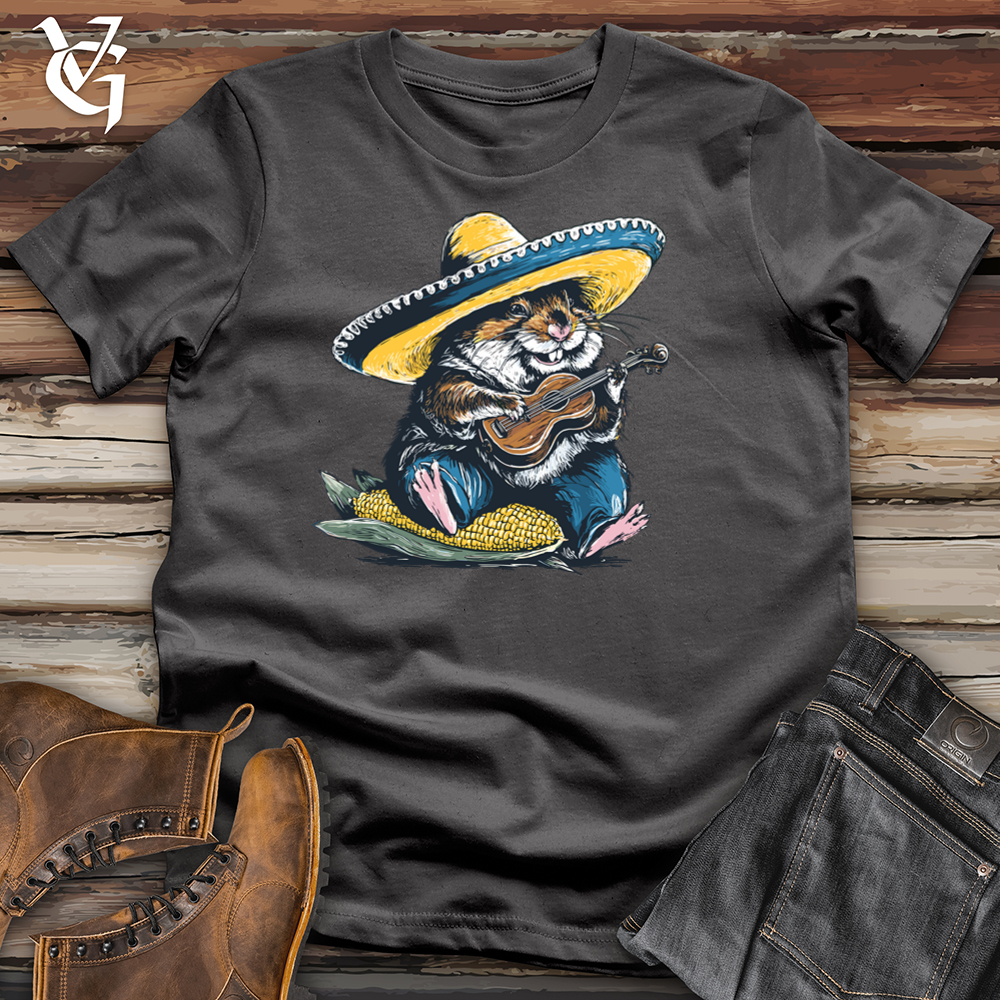 Viking Goods Hamster Violin Pluckmaster Softstyle Tee Charcoal / S