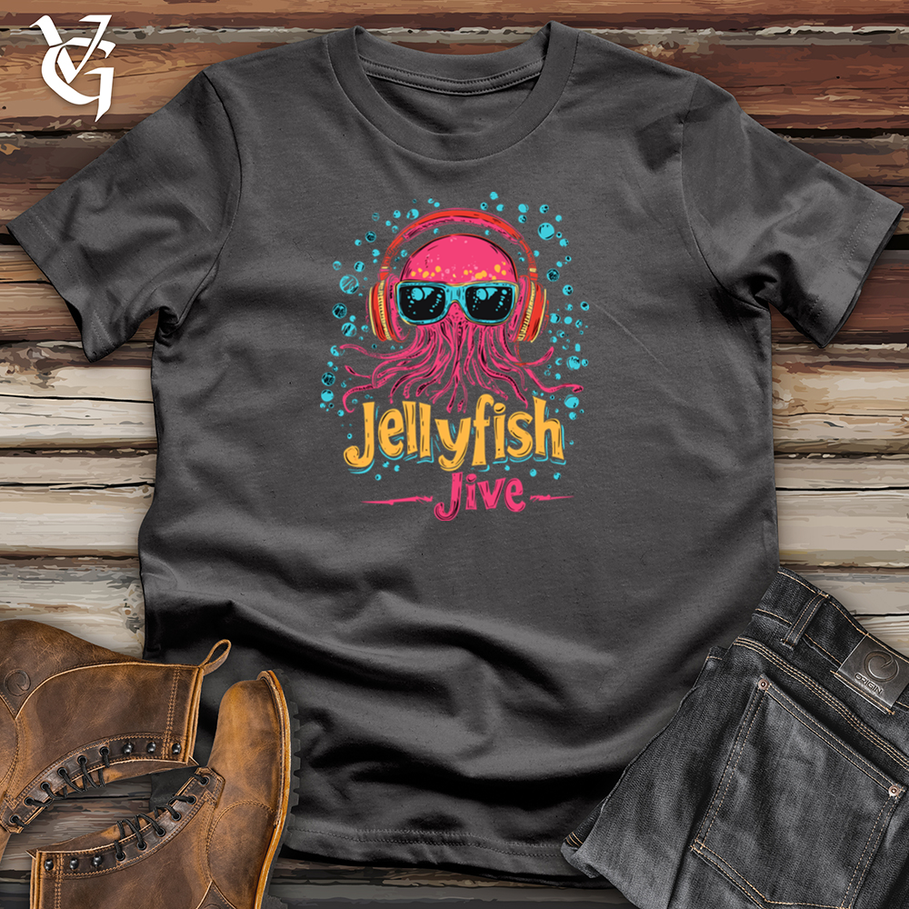 Viking Goods Jellyfish Jive Softstyle Tee Charcoal / S