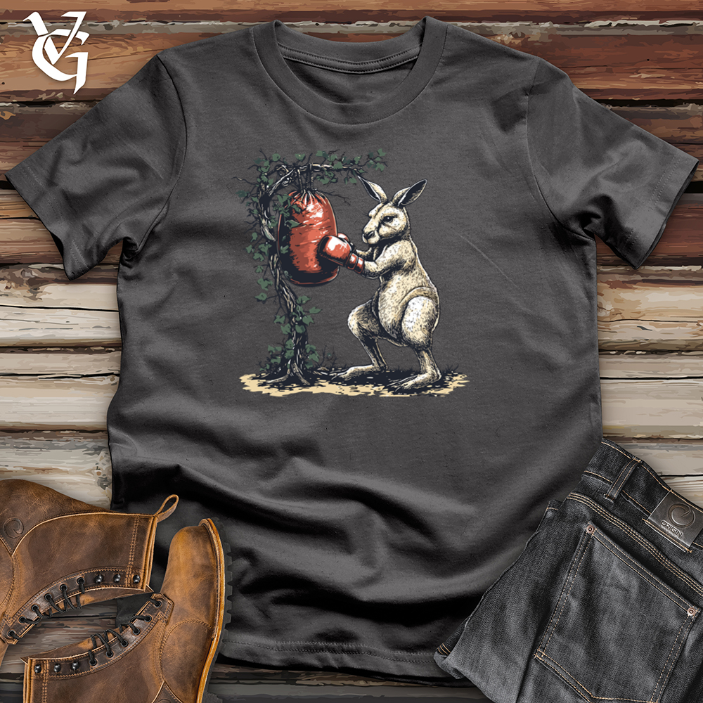 Viking Goods Kangaroo Punching Bag Softstyle Tee Charcoal / S