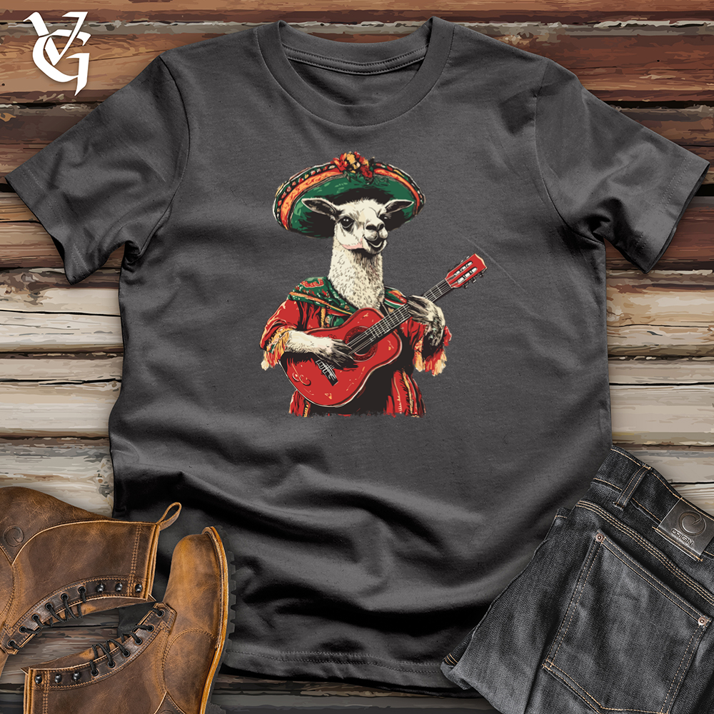 Viking Goods Llama Mariachi Softstyle Tee Charcoal / S