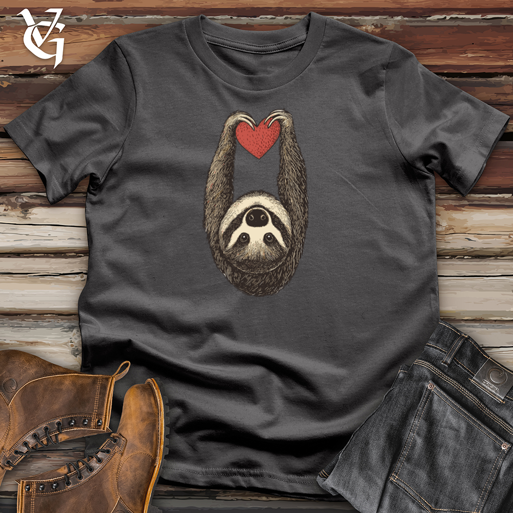 Viking Goods Love Sick Sloth Softstyle Tee Charcoal / S