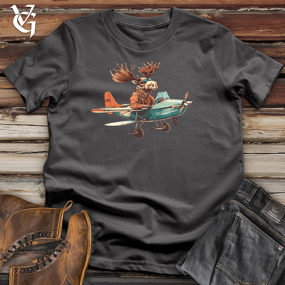 Viking Goods Maverick Moose Softstyle Tee Charcoal / S