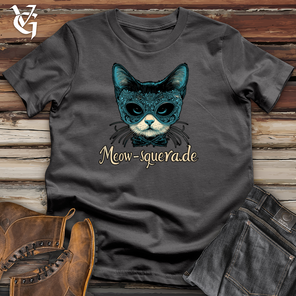 Viking Goods Meowsquerade Softstyle Tee Charcoal / S