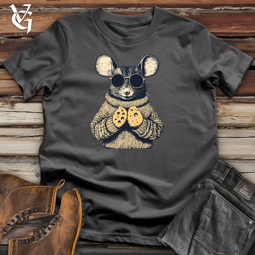 Viking Goods Mouse Cheese Hands Softstyle Tee Charcoal / S