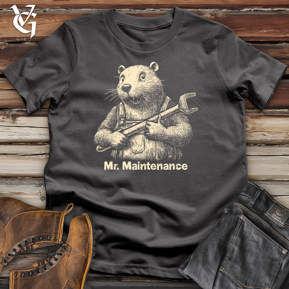 Viking Goods Mr Maintenance Softstyle Tee Charcoal / S