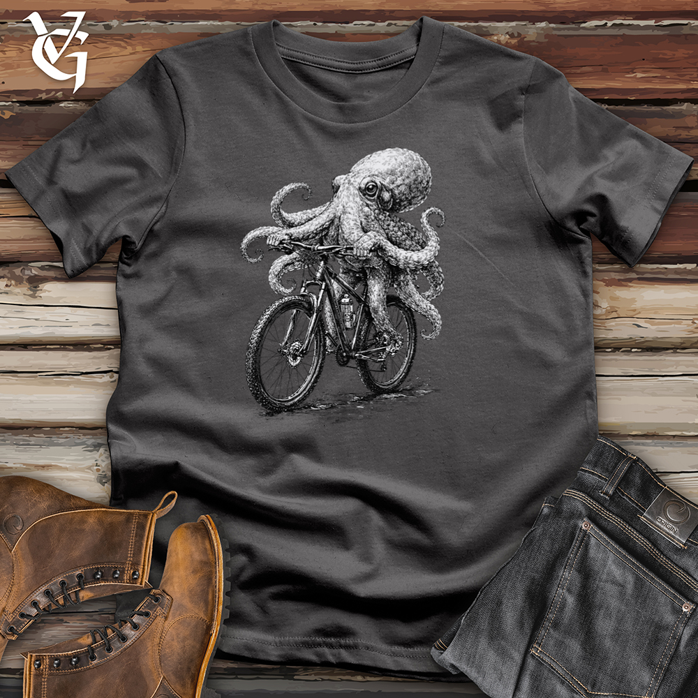 Viking Goods Octopus Cycling Softstyle Tee Charcoal / S