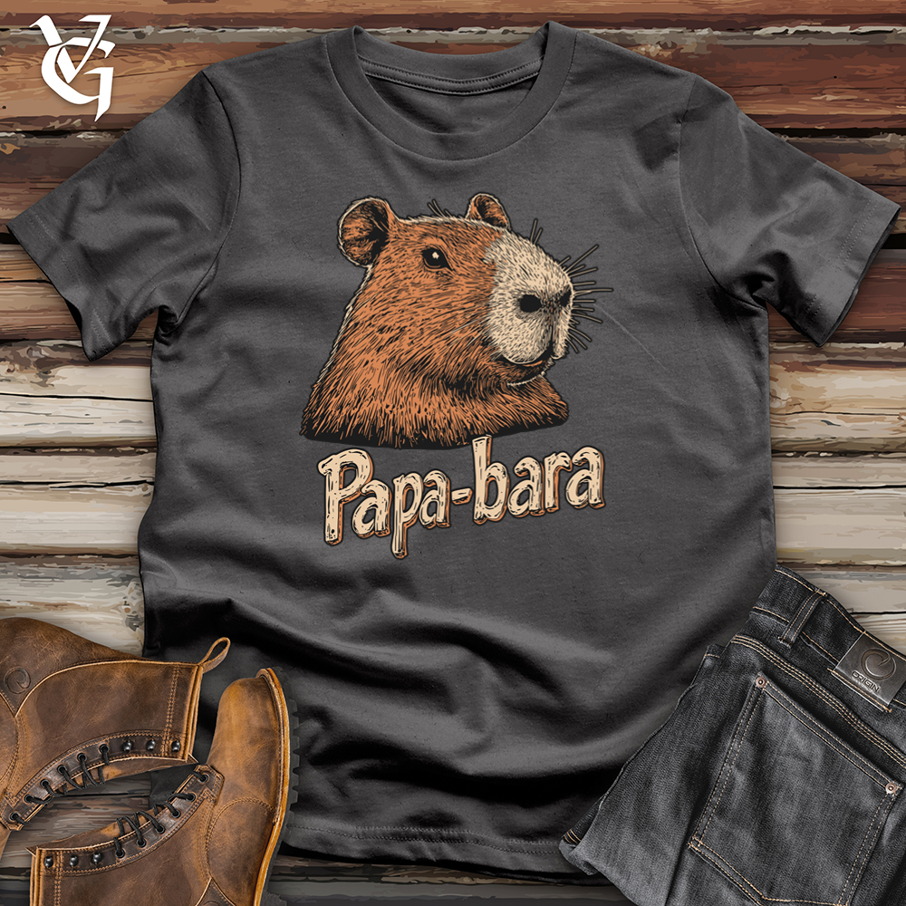 Viking Goods Papa Bara Softstyle Tee Charcoal / S