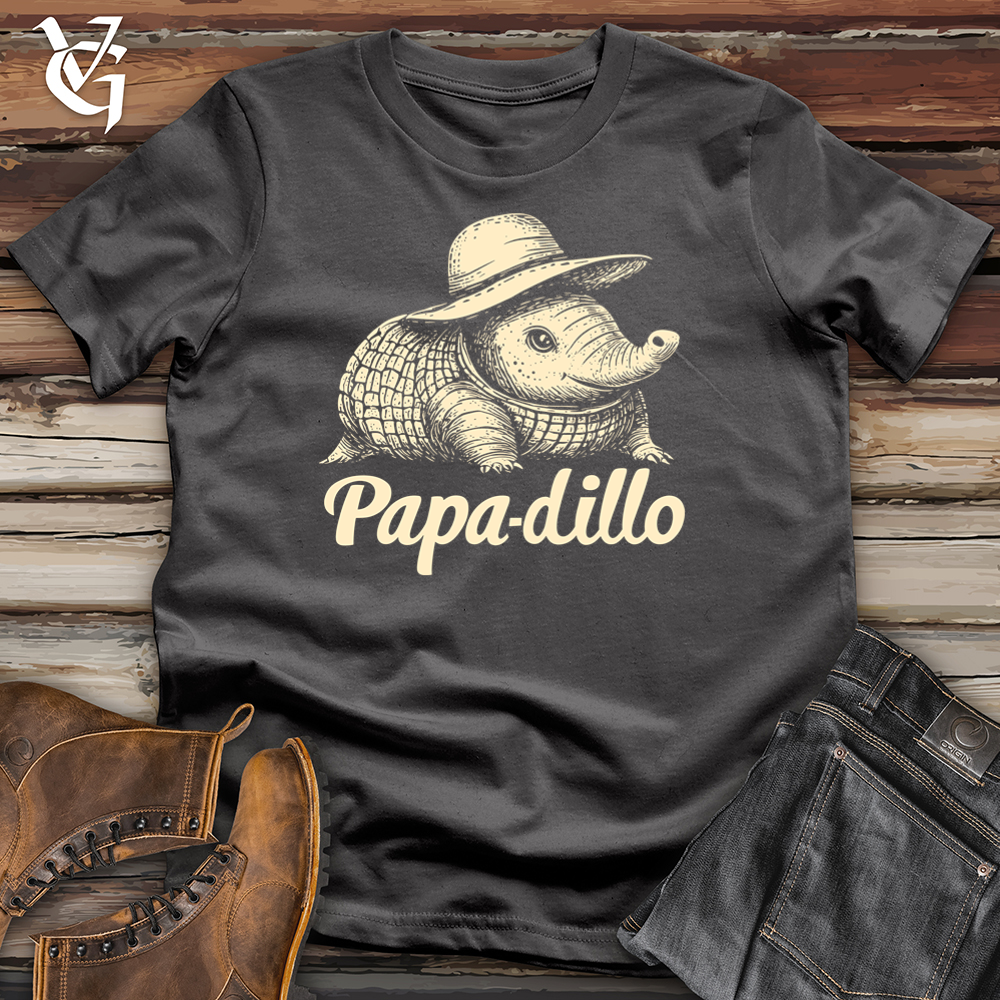 Viking Goods Papa Dillo Cowboy Softstyle Tee Charcoal / S