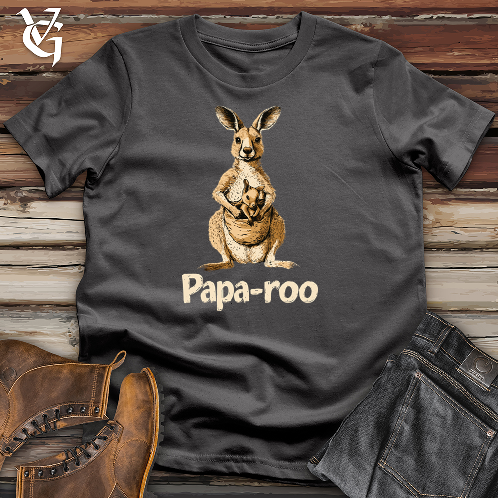 Viking Goods Papa Roo Softstyle Tee Charcoal / S