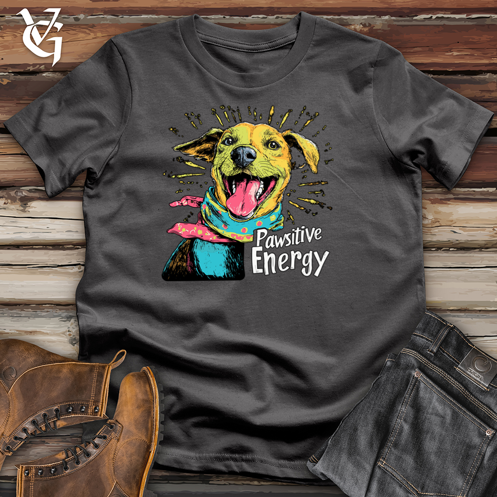 Viking Goods Pawsitive Energy Softstyle Tee Charcoal / S