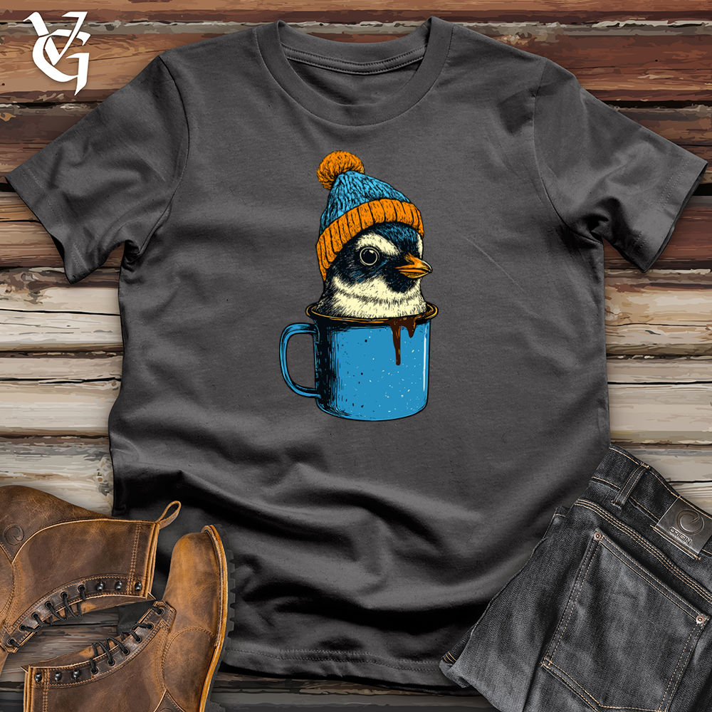 Viking Goods Penguin Hot Coco Softstyle Tee Charcoal / S