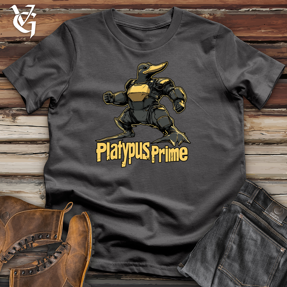 Viking Goods Platypus Prime Softstyle Tee Charcoal / S