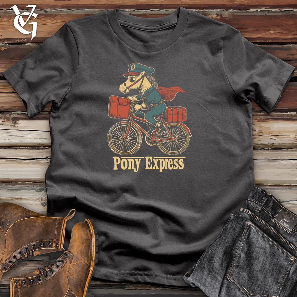 Viking Goods Pony Express Softstyle Tee Charcoal / S