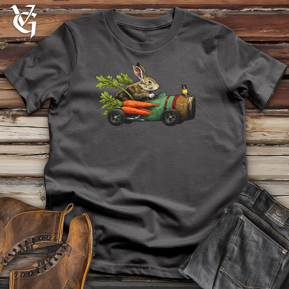 Viking Goods Rabbit Carrot Car Softstyle Tee Charcoal / S