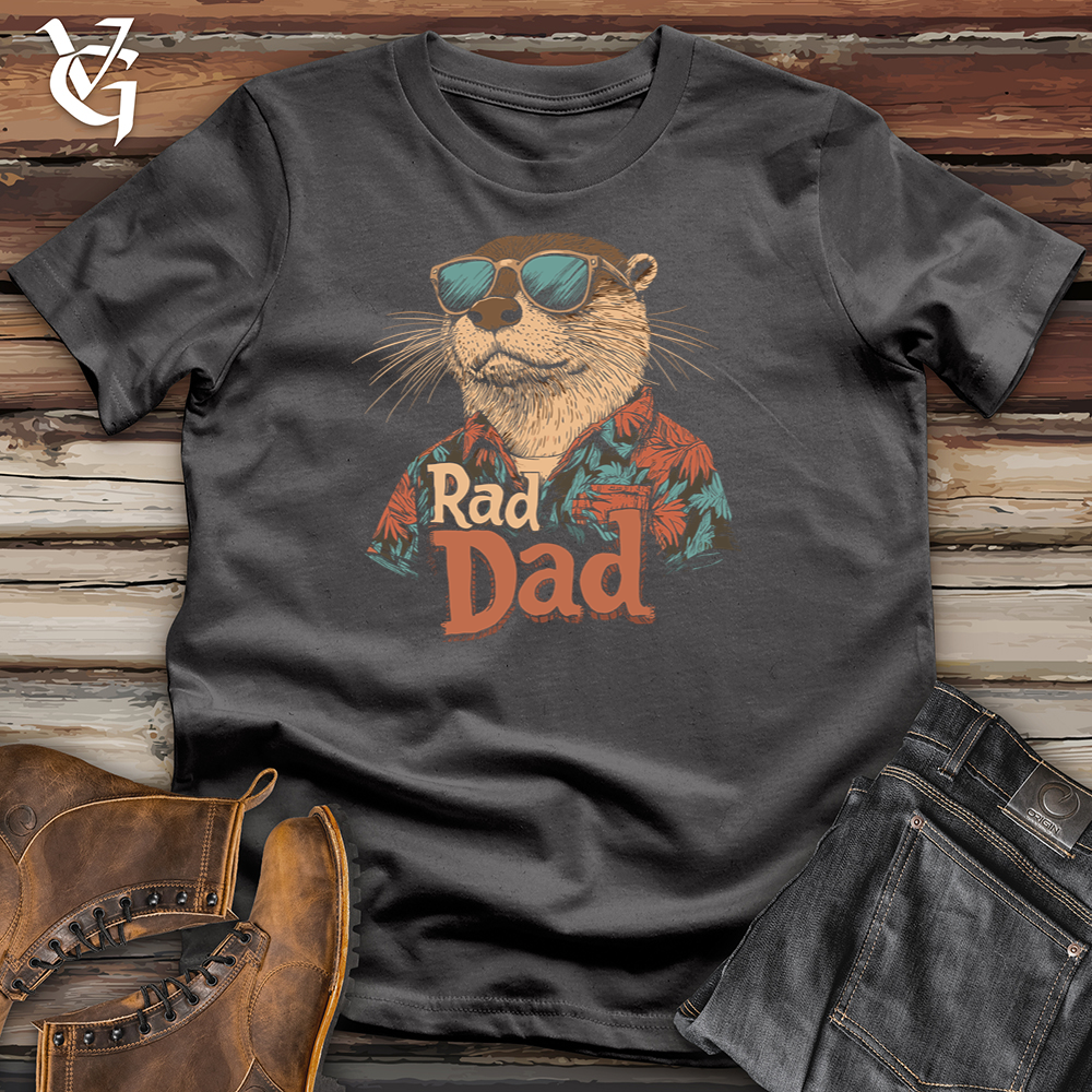 Viking Goods Rad Dad Otter Softstyle Tee Charcoal / S
