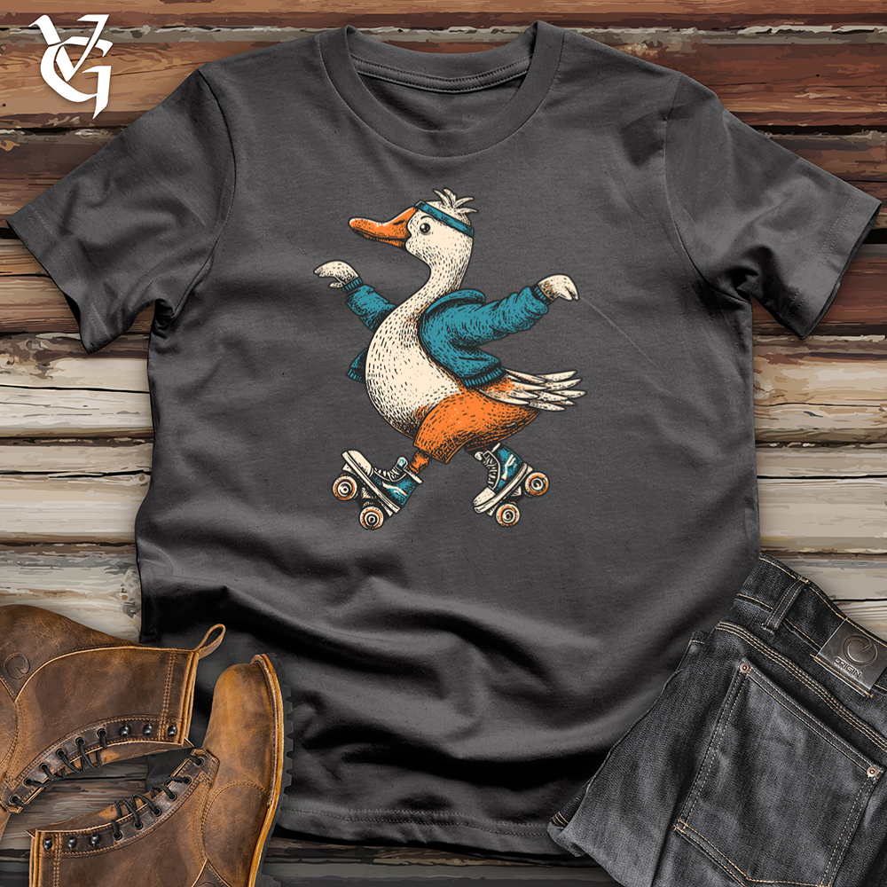 Viking Goods Rollerblading Goose Softstyle Tee Charcoal / S
