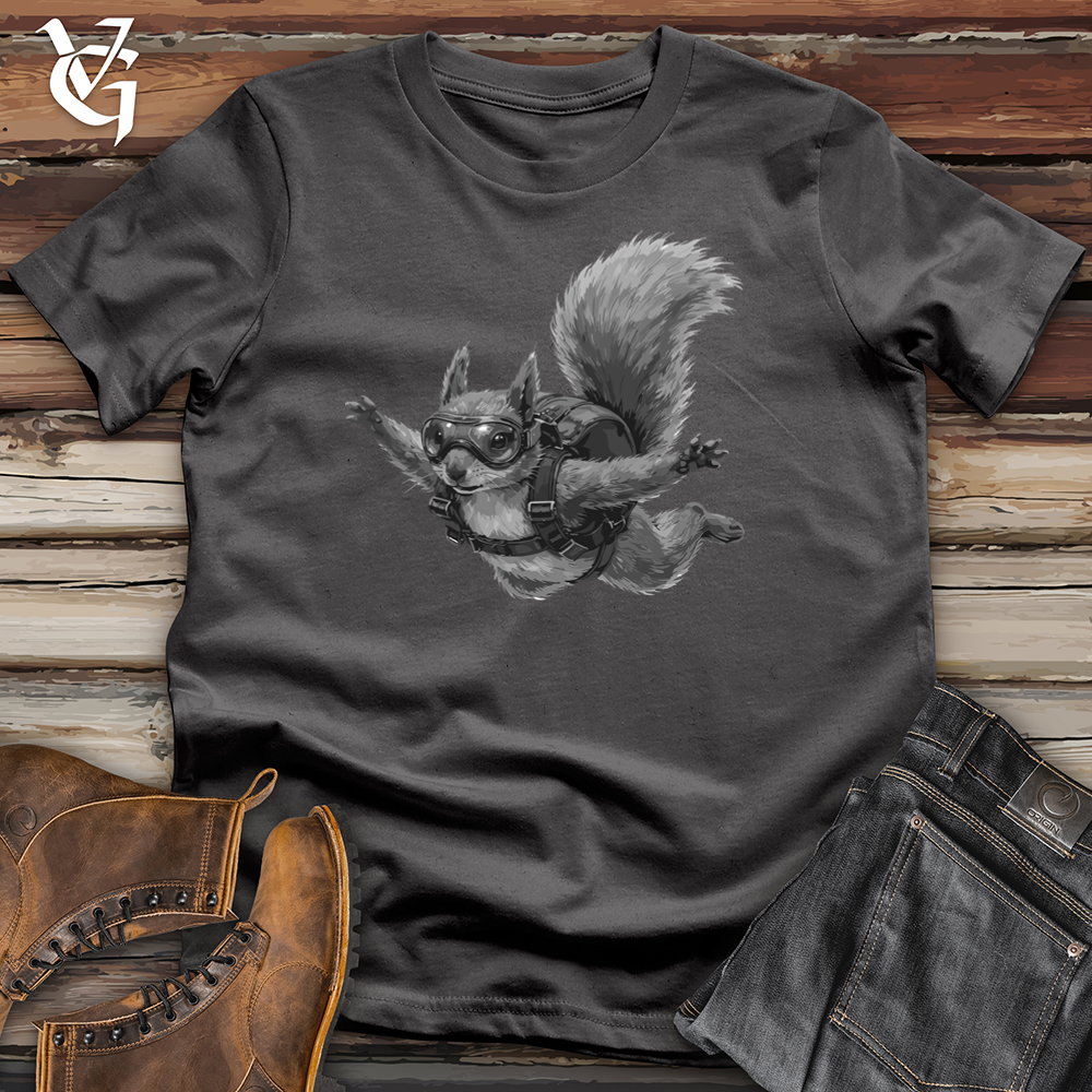 Viking Goods Squirrel Earhart Softstyle Tee Charcoal / S