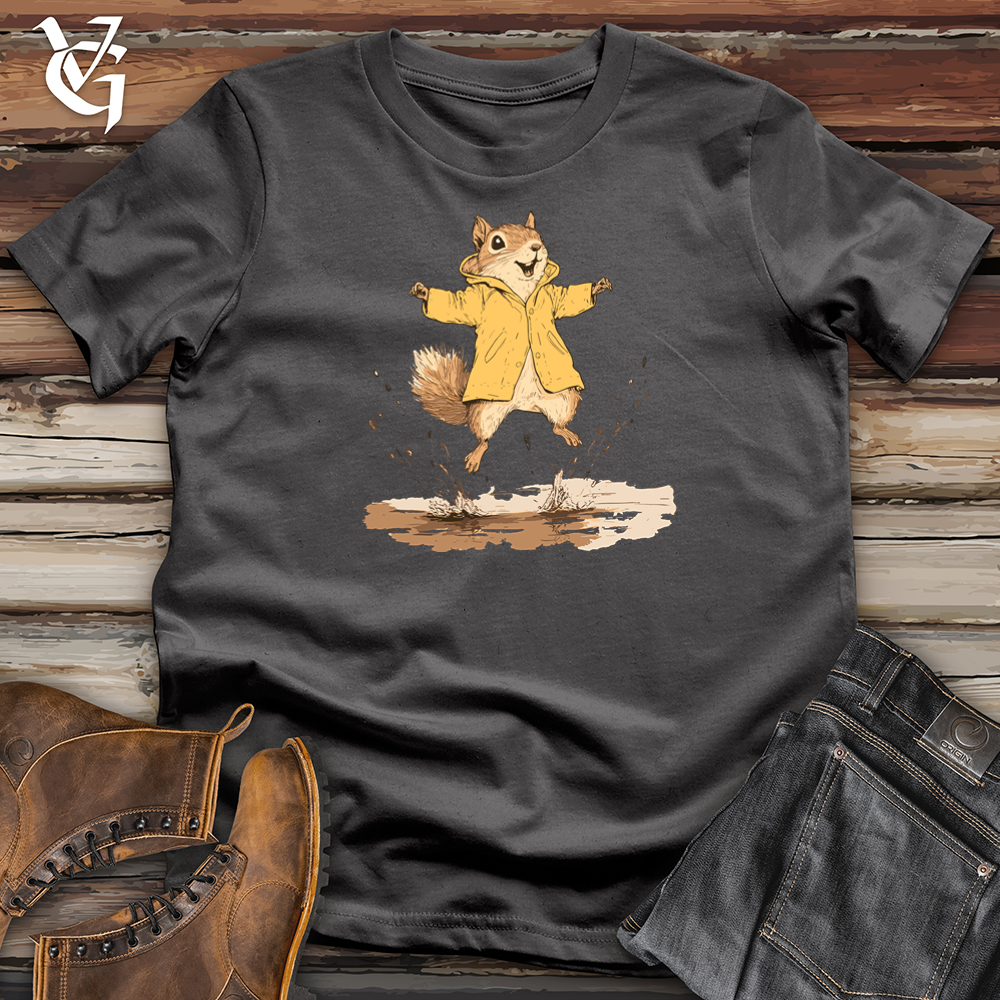 Viking Goods Squirrel Puddles Softstyle Tee Charcoal / S