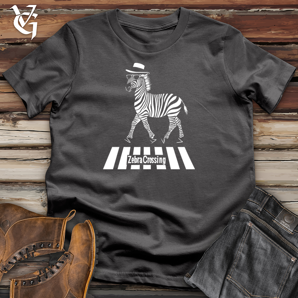 Viking Goods Zebra Crossing Softstyle Tee Charcoal / S