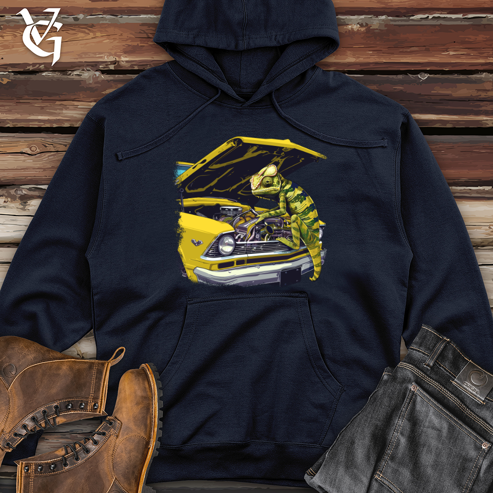 Viking Goods Chameleon Mechanic Marvel Midweight Hooded Sweatshirt Classic Navy / L