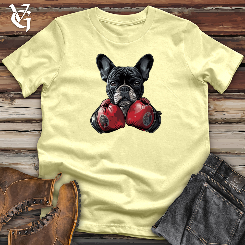 Viking Goods Bulldog Boxing Champion Softstyle Tee Cornsilk / L