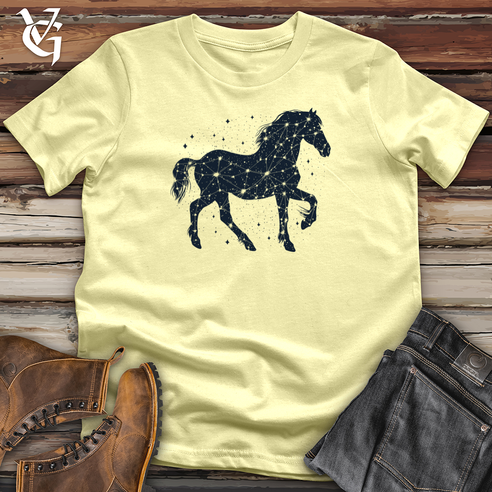 Viking Goods Constellation Equine Majesty Softstyle Tee Cornsilk / L