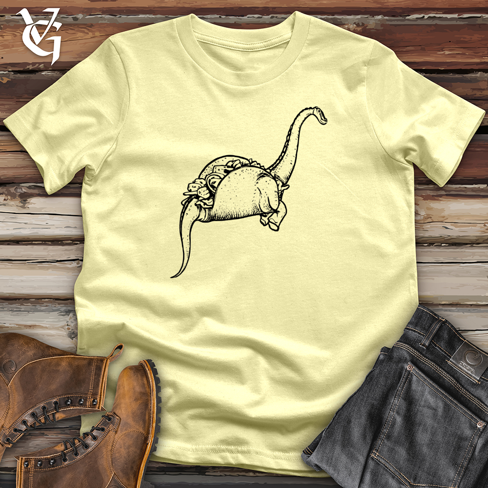 Viking Goods Dinosaur taco Softstyle Tee Cornsilk / L