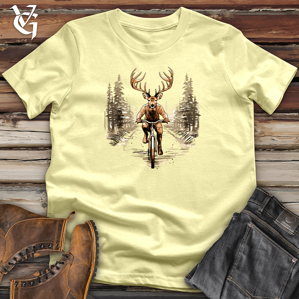 Viking Goods Elk Wilderness Cycle Softstyle Tee Cornsilk / L
