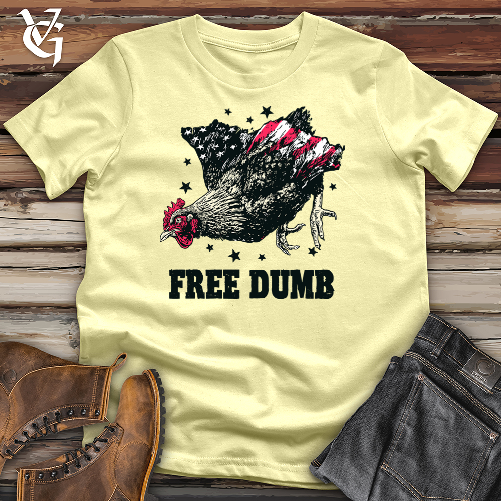 Viking Goods Free Dumb Chicken Softstyle Tee Cornsilk / L