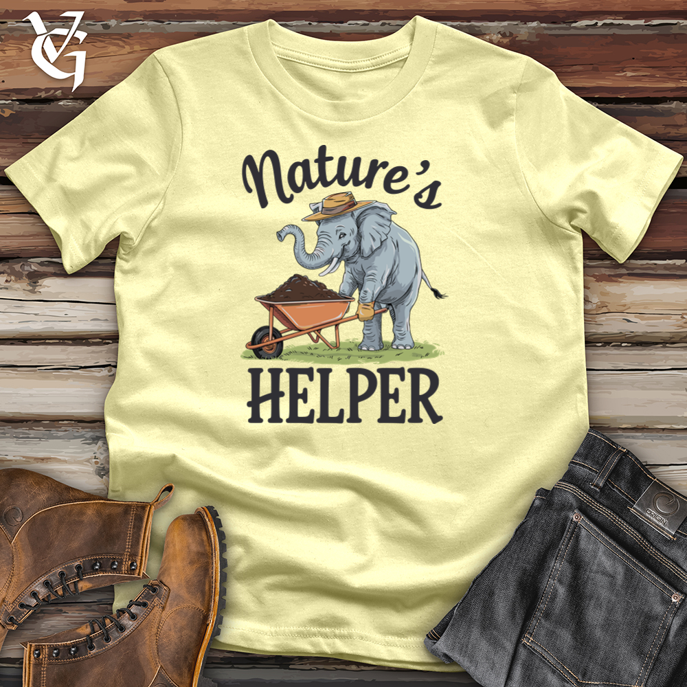 Viking Goods Nature's Helper Softstyle Tee Cornsilk / L