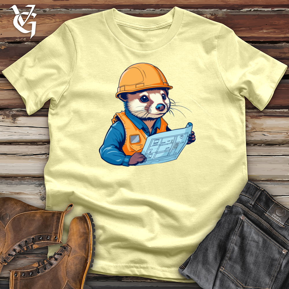 Viking Goods Otter Foreman Expert Softstyle Tee Cornsilk / L