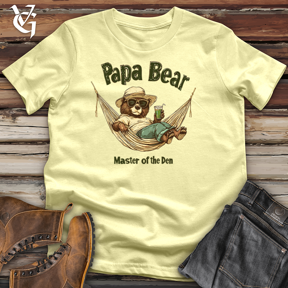 Viking Goods Papa Bears Den Softstyle Tee Cornsilk / L