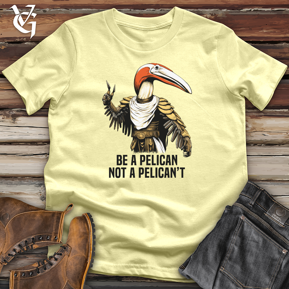 Viking Goods Pelican Warrior Quest Softstyle Tee Cornsilk / L