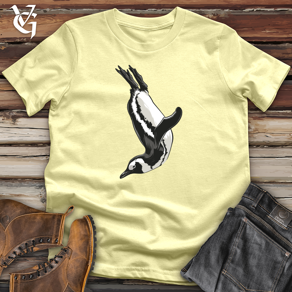 Viking Goods Penguin Dive Grace Softstyle Tee Ice Grey / L