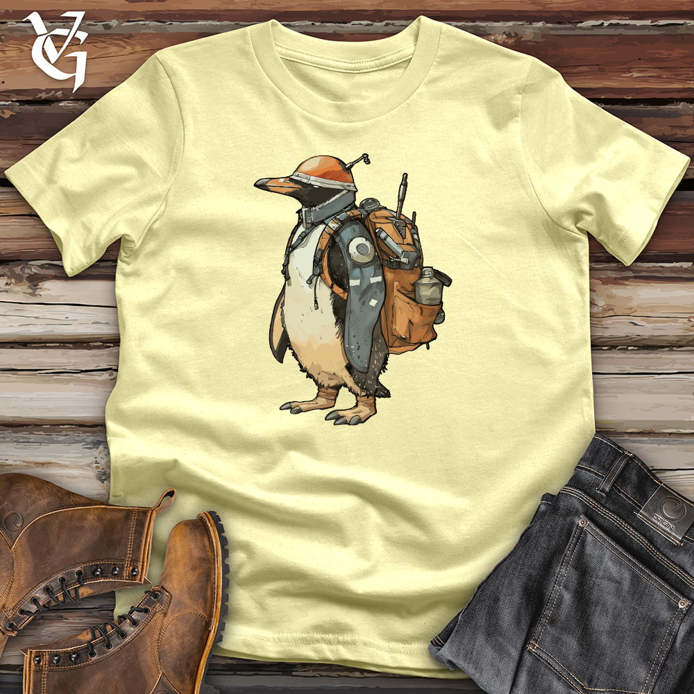 Viking Goods Penguin Platoon Softstyle Tee Cornsilk / L