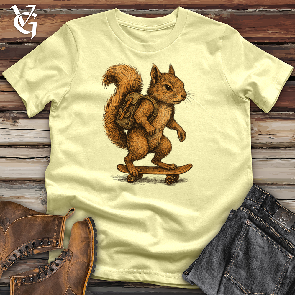 Viking Goods Squirrel Tee Cornsilk / L