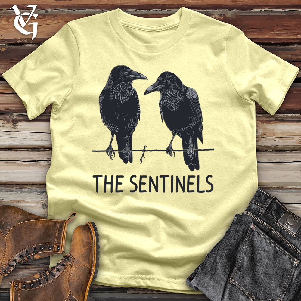 Viking Goods The Sentinels Softstyle Tee Cornsilk / L