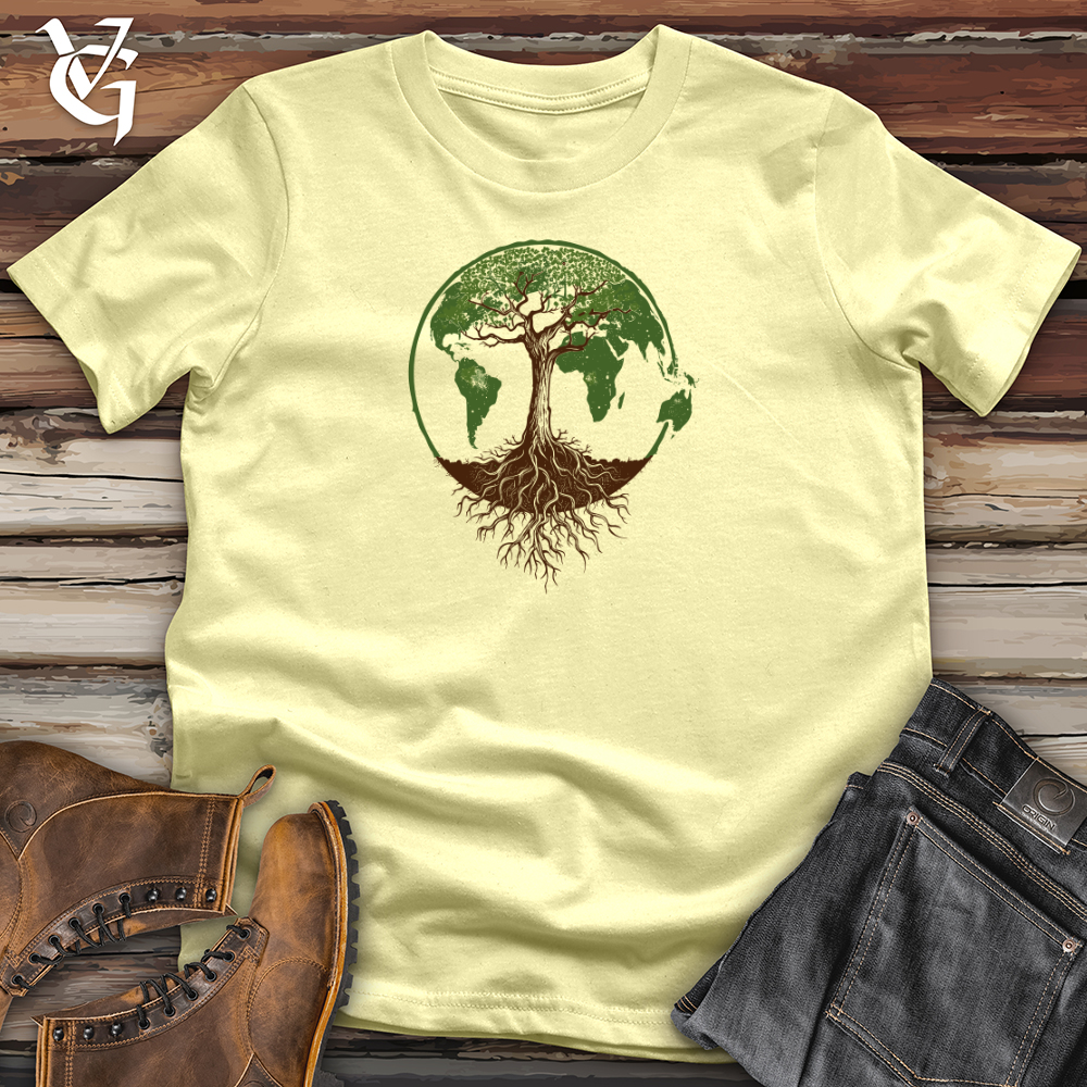 Viking Goods Tree of Life Earth Softstyle Tee Carolina Blue / L