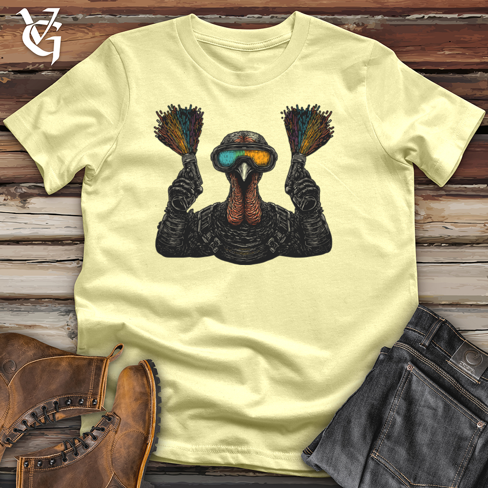 Viking Goods Turkey Confetti Cannons Softstyle Tee Cornsilk / L
