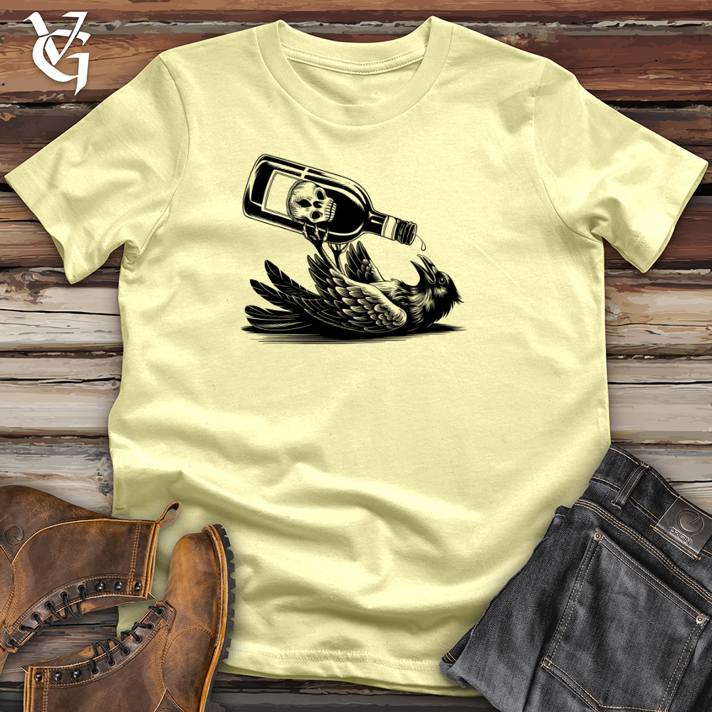 Viking Goods Drunk Crow Softstyle Tee Cornsilk / XS
