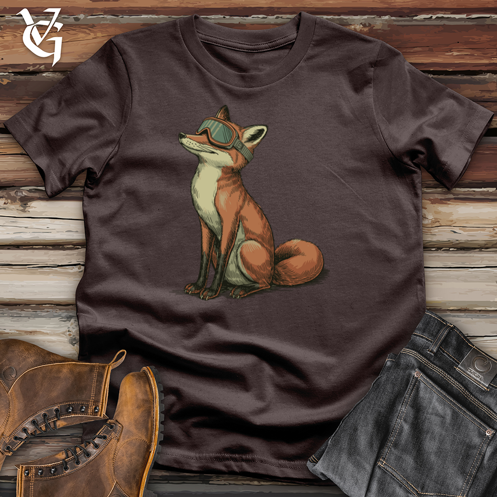 Viking Goods Aviator Fox Tee Dark Chocolate / L