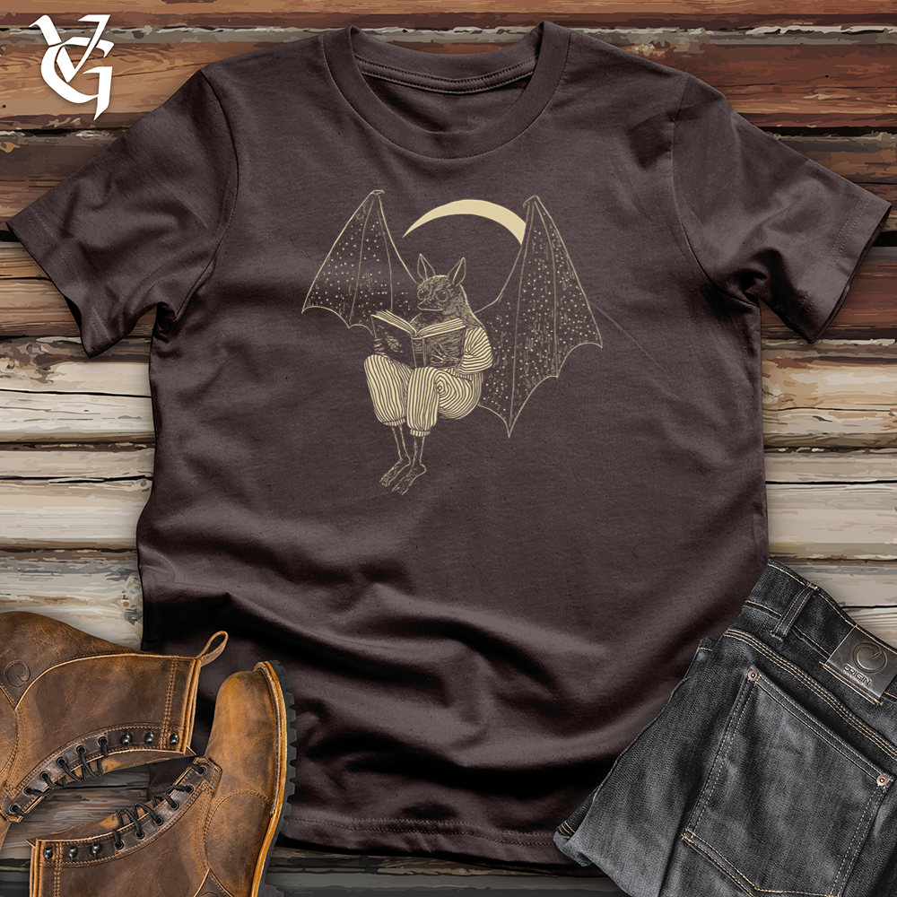 Viking Goods Bat Books Softstyle Tee Dark Chocolate / L