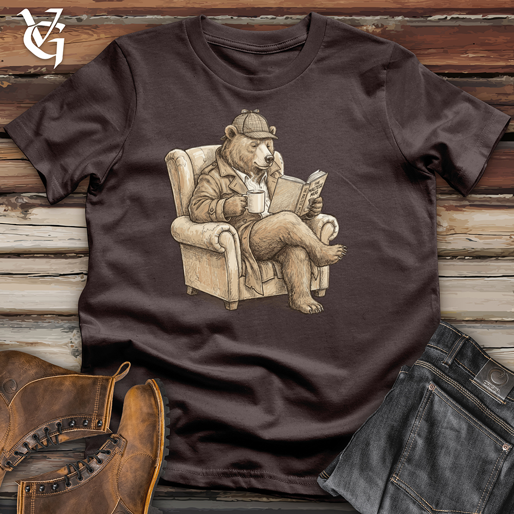 Viking Goods Bear Detective Tee Dark Chocolate / L