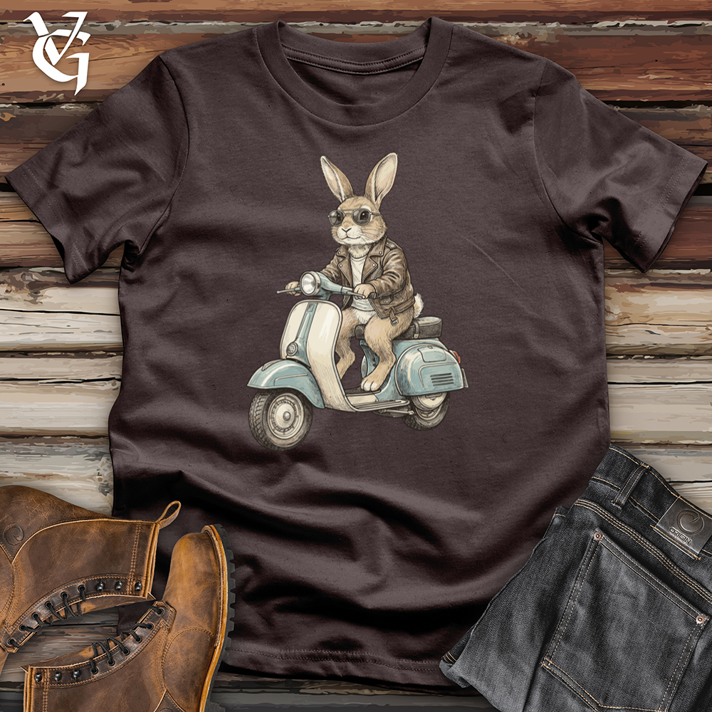 Viking Goods Bunny Scooter Tee Dark Chocolate / L