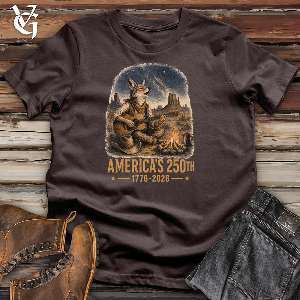Viking Goods Campfire Coyote Softstyle Tee Dark Chocolate / L